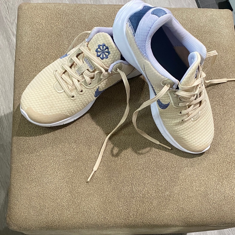Nike Tan and Navy Athletic Shoes